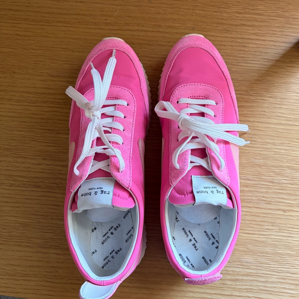 Rag & Bone Pink Sneakers - Picture 4 of 9